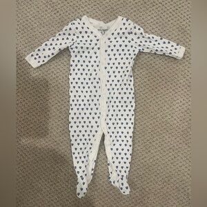Roller Rabbit Heart Footie Pajamas